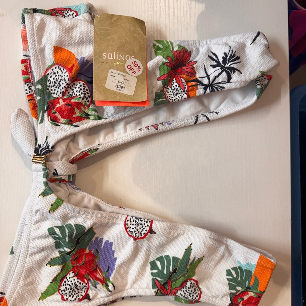 Salinas Multicolor Tropical Bikini Top